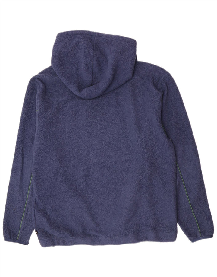 Jumper de lã com capuz masculino Nike grande poliéster azul marinho