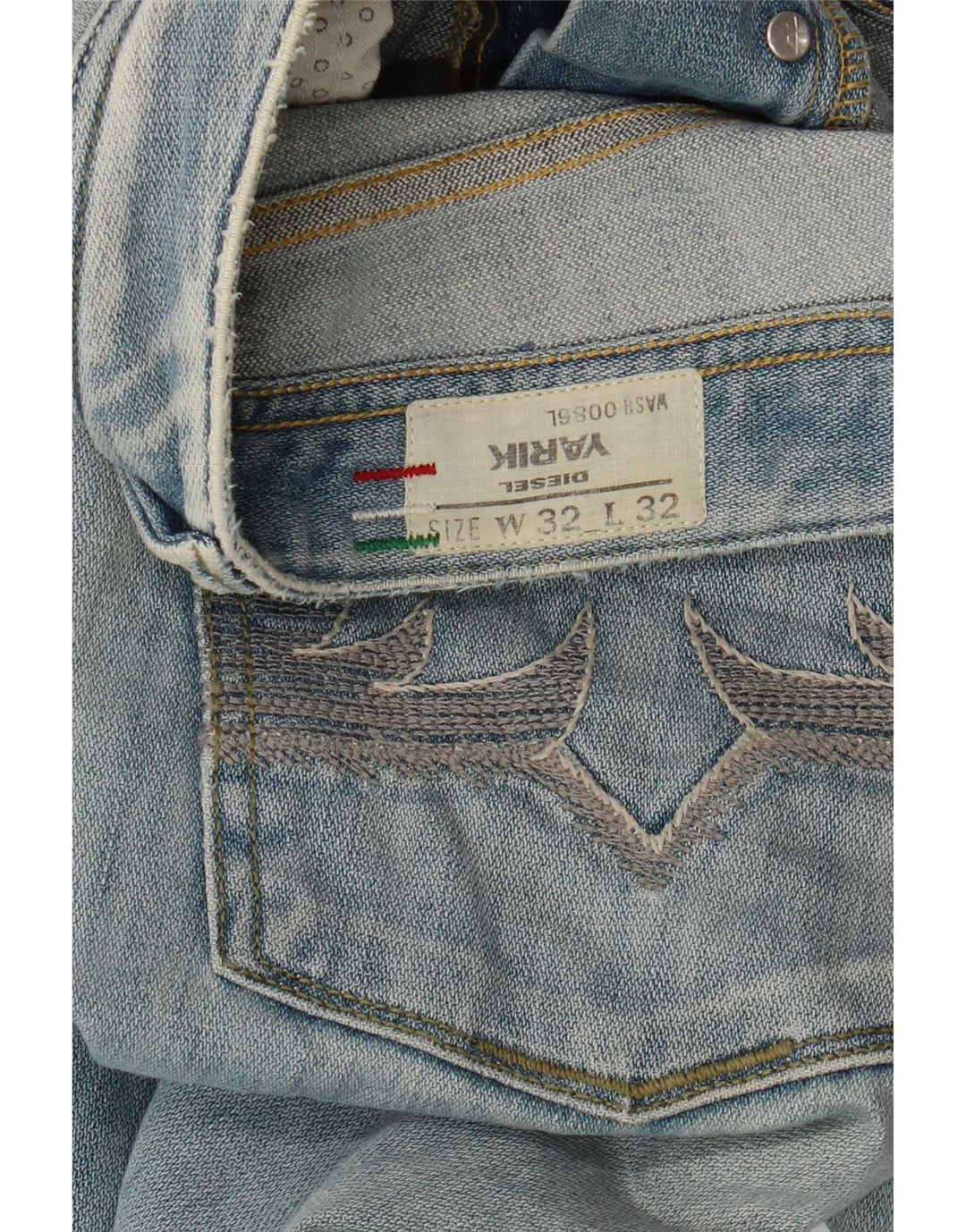 Diesel Masculino Yarik Jeans Reta W32 L32 Azul