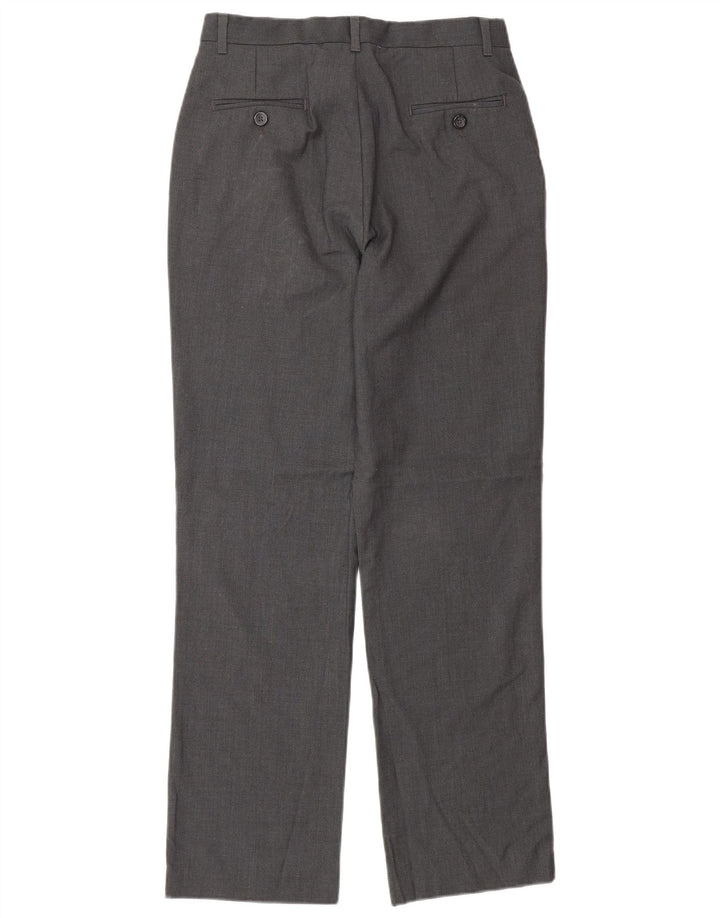 Calça Izod Meninos Slim Suit 15-16 Anos W26 L29 Cinza Poliéster