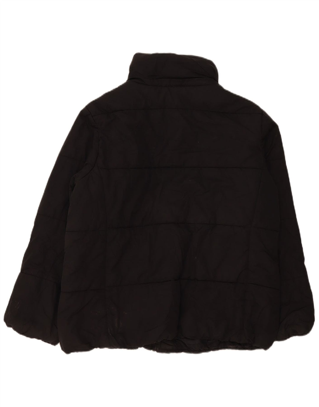 Jaqueta acolchoada feminina Marks & Spencer UK 18 XL poliéster preto