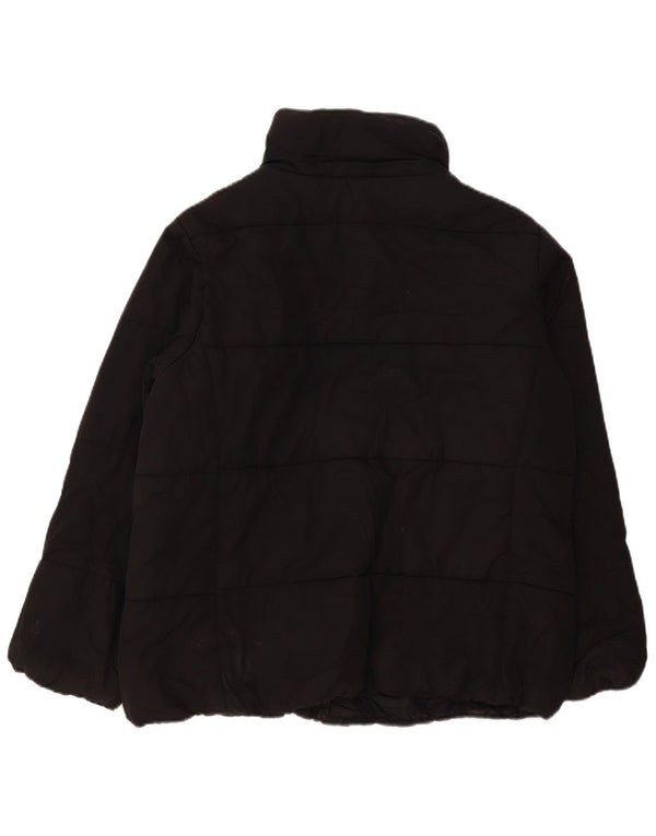 Jaqueta acolchoada feminina Marks & Spencer UK 18 XL poliéster preto