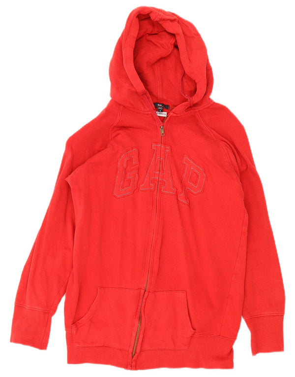 Suéter Gap Boys com capuz e zíper gráfico 11-12 anos médio vermelho