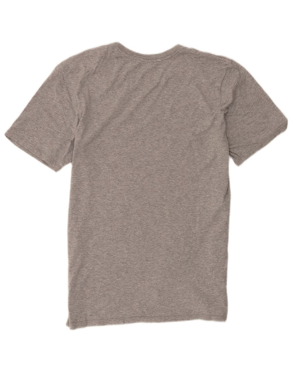 Camiseta masculina Nike Athletic Cut Top cinza médio manchado de algodão