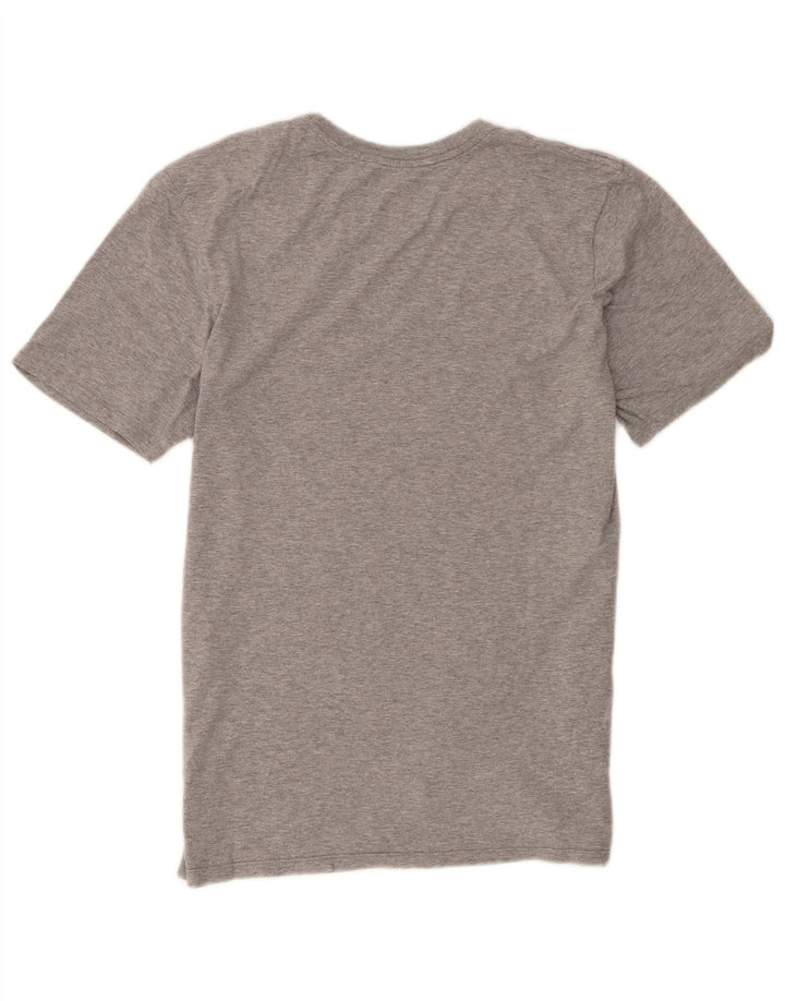Camiseta masculina Nike Athletic Cut Top cinza médio manchado de algodão