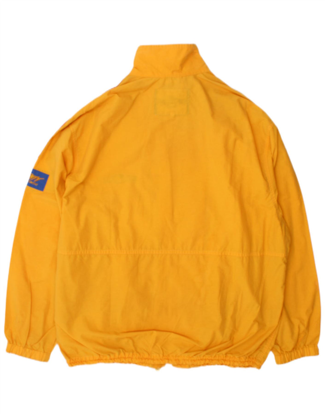 Mito Mens Treino Top Jaqueta Grande Algodão Colorblock Amarelo