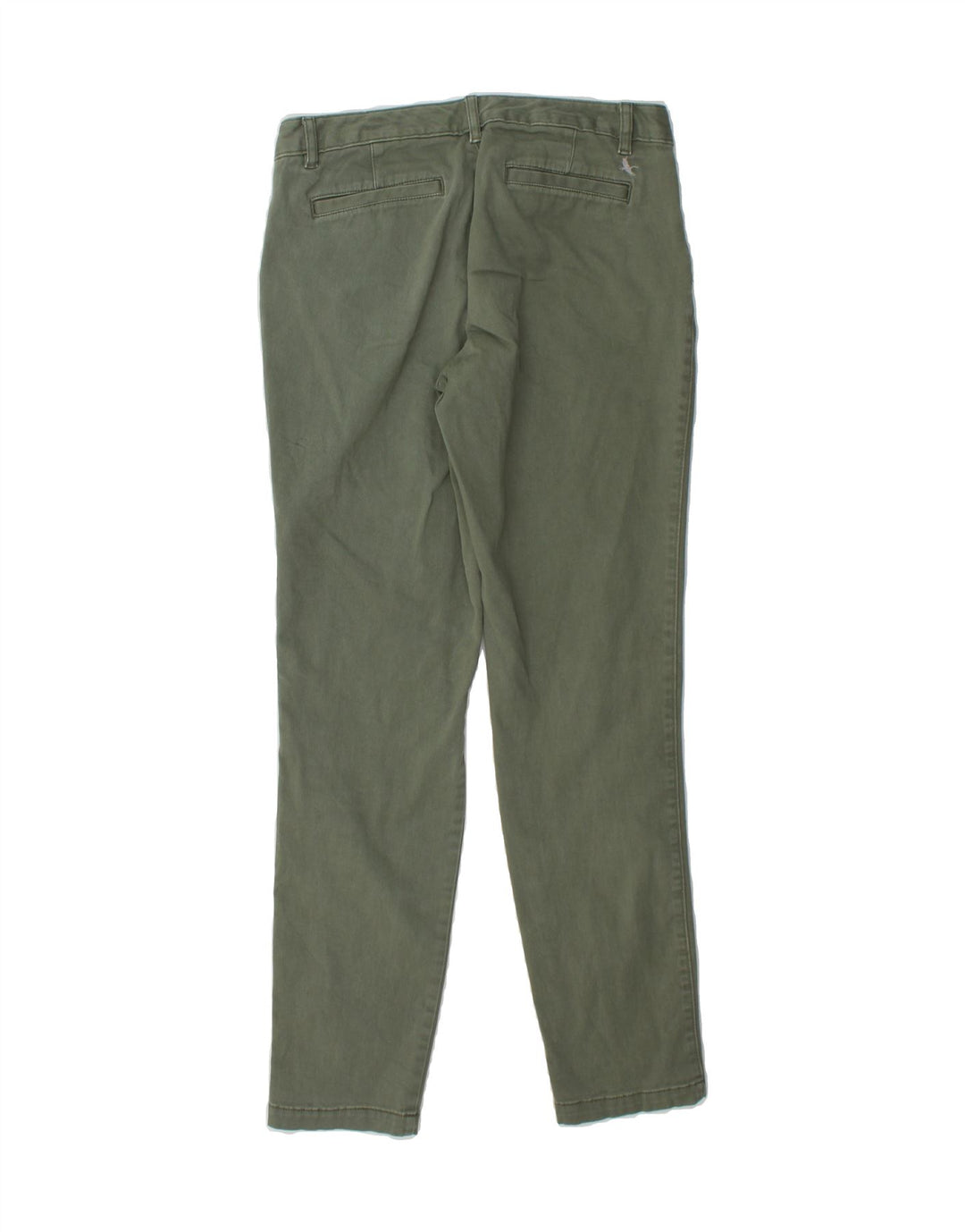 EDDIE BAUER Womens Slim Chino Trousers US 2 XS W30 L30 Khaki Cotton Vintage Eddie Bauer and Second-Hand Eddie Bauer from Messina Hembry 