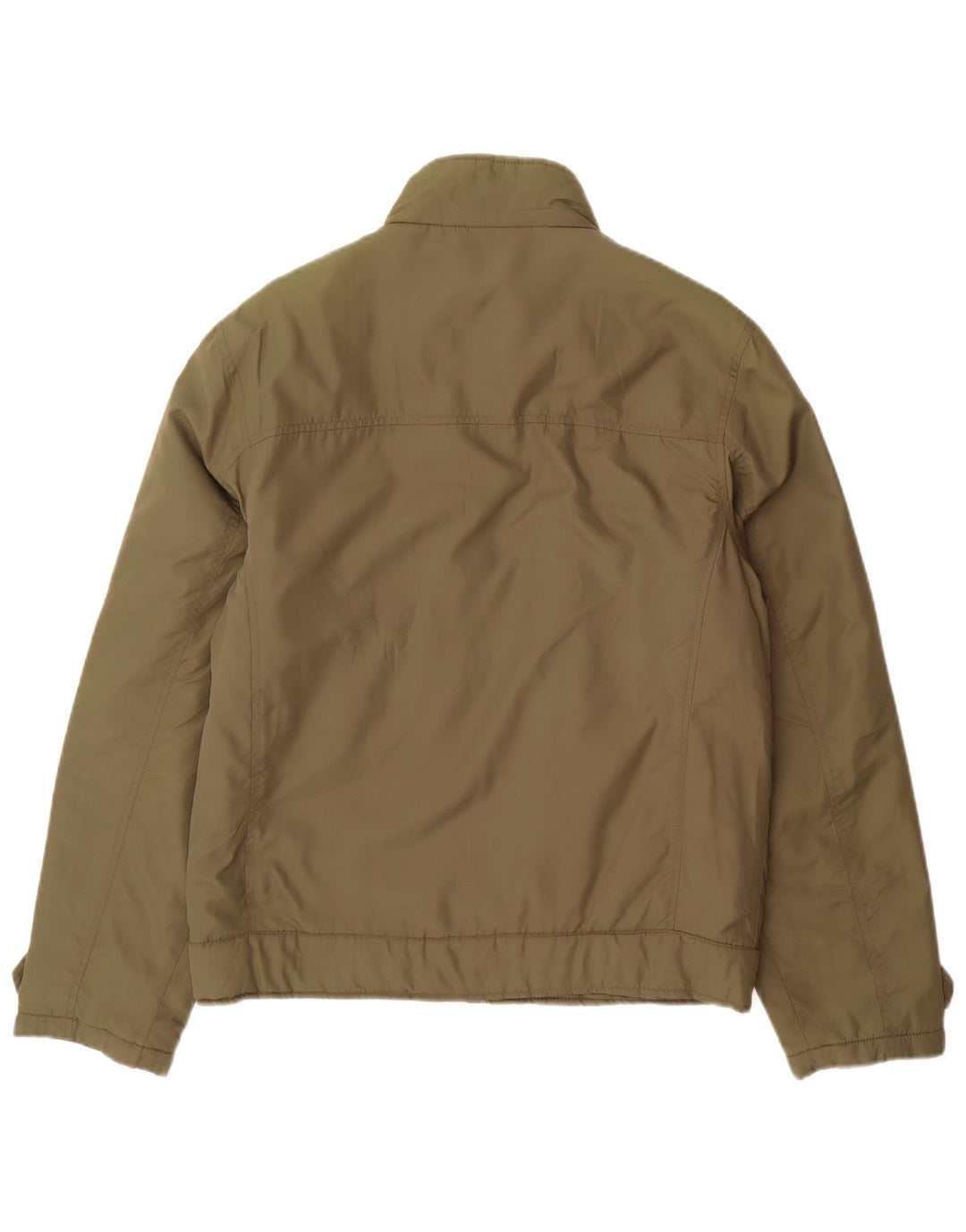 Jaqueta bomber masculina ZARA Reino Unido 38 nylon cáqui médio