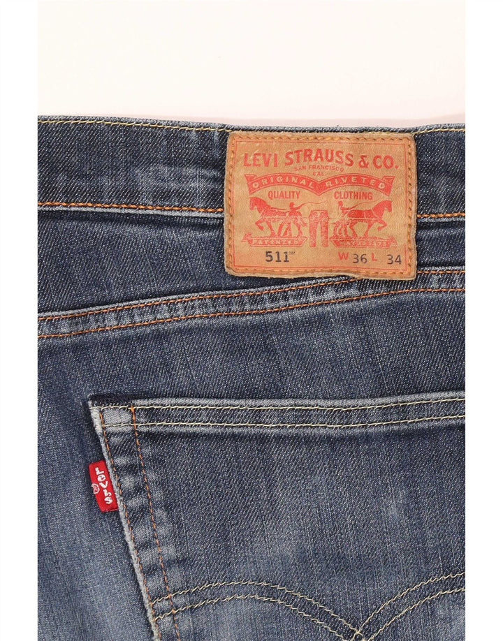 Jeans Levis 511 Slim Masculino W36 L34 Azul