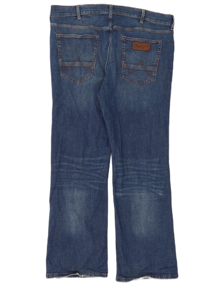 WRANGLER Masculino Bootcut Jeans W38 L30 Azul Algodão