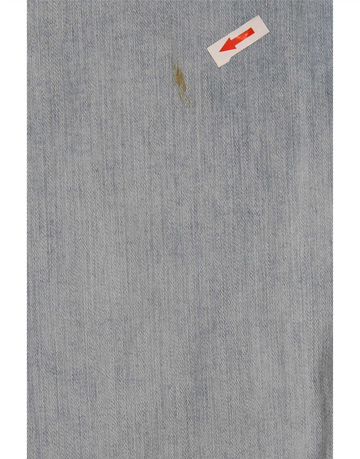 Zara Jeans feminino queimado EU 38 pequeno W28 L34 azul