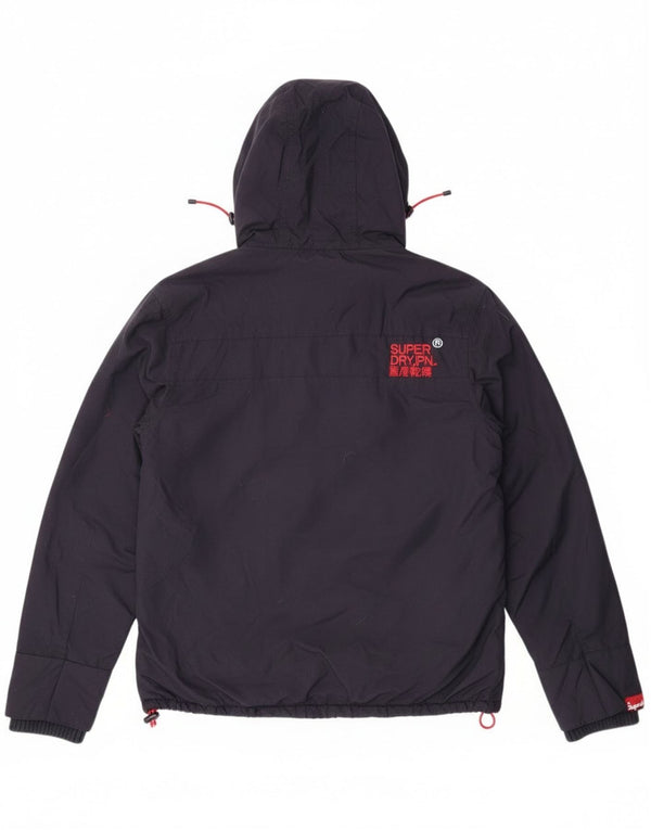 Jaqueta corta-vento feminina Superdry UK 16 grande azul marinho