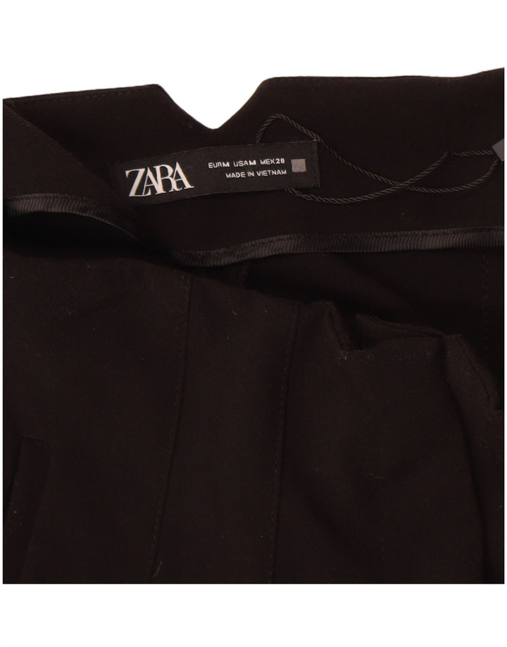 Calça Chino Cônica Feminina Zara Médio W28 L27 Poliéster Preto