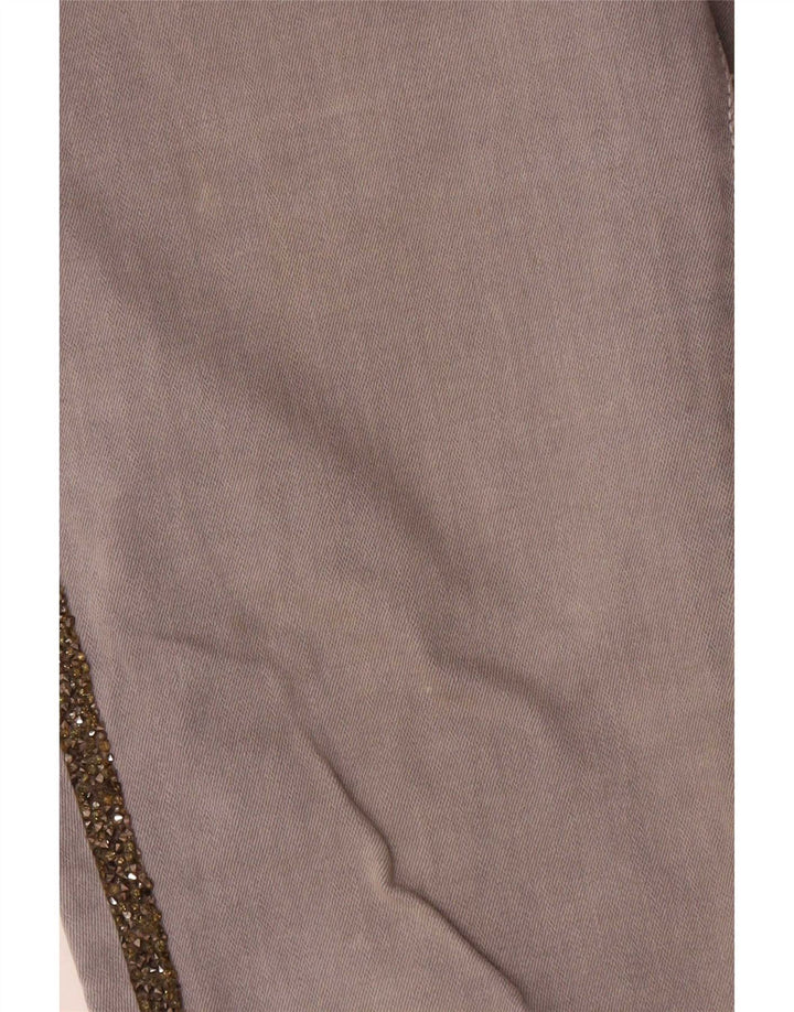 Zara Jeans Slim Feminino EU 44 XL W34 L27 Cinza