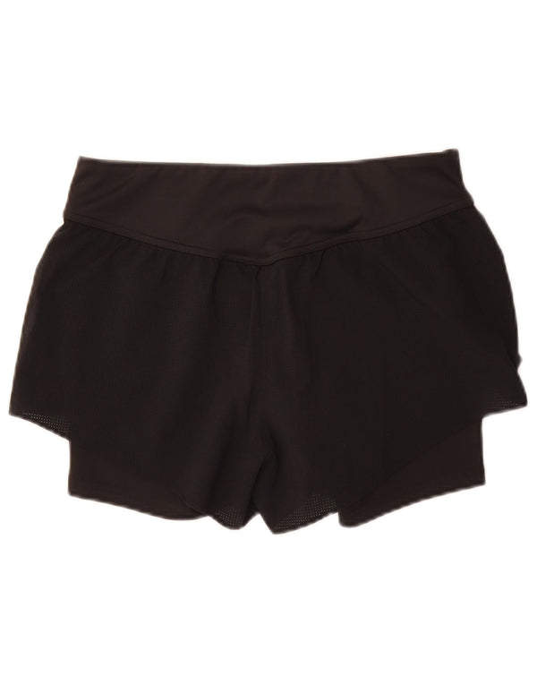 Shorts femininos Reebok Graphic Sport UK 12/14 médio preto poliéster