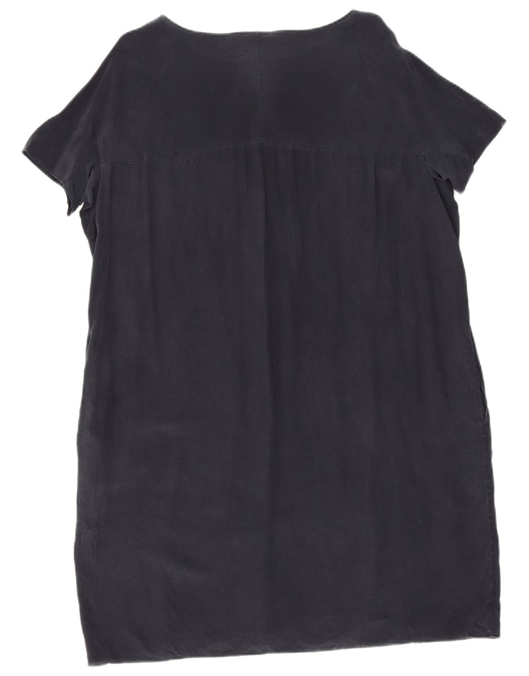 Vestido bainha feminino Aspesi IT 42 seda azul marinho médio