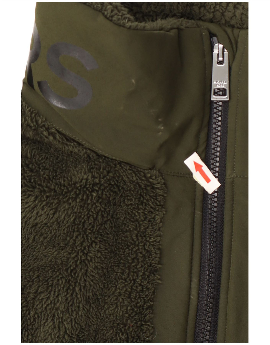 Sobretudo de lã feminino Michael Kors UK 20 2XL poliéster verde