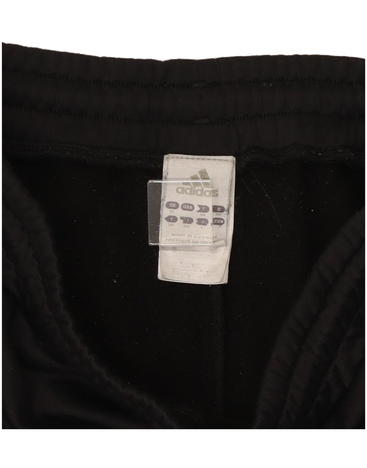 Calça de treino feminina Adidas Joggers UK 12 poliéster preto médio
