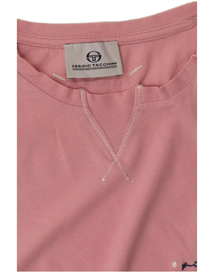 SERGIO TACCHINI Camiseta masculina rosa médio