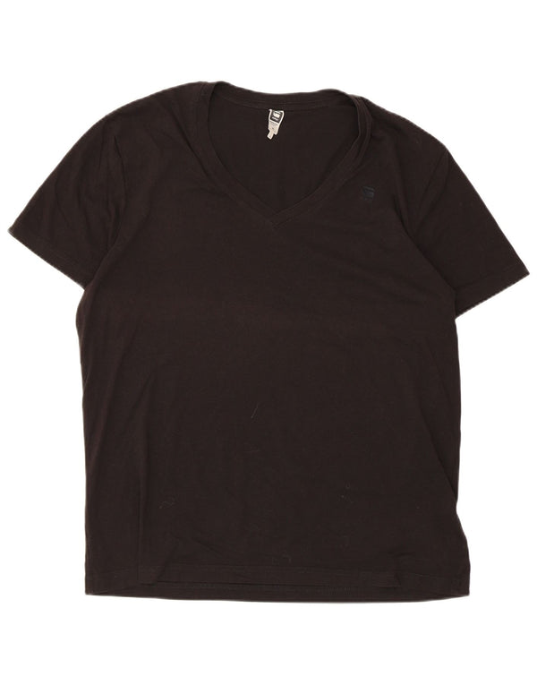 Camiseta feminina G-Star UK 18 XL algodão preto