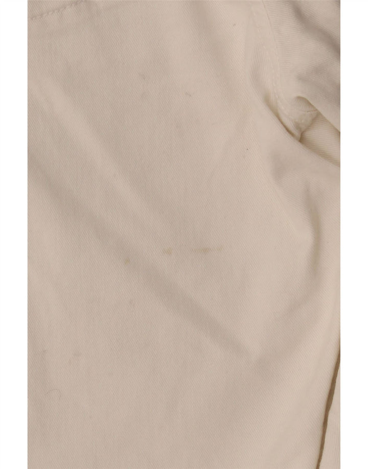 Trussardi Shorts Chino Feminino W26 Pequeno Branco