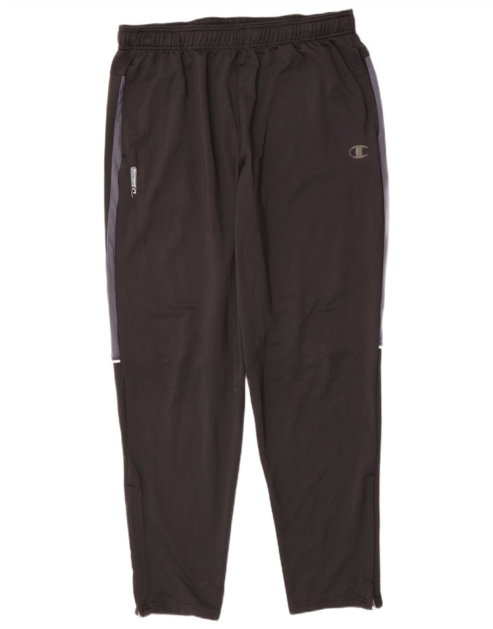 Calça de treino masculina Champion XL preta Colourblock poliéster