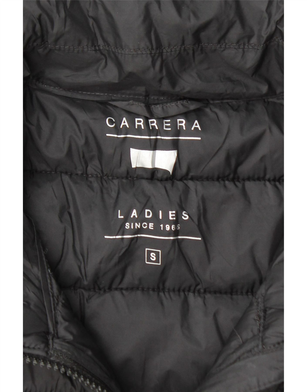 CARRERA Womens Padded Gilet UK 10 Small Black Polyamide