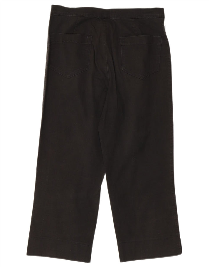 Calça capri reta feminina MOSCHINO W28 L21 preta