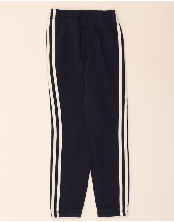 ADIDAS Meninos Calças de Treino Joggers 9-10 Anos Azul Marinho Algodão