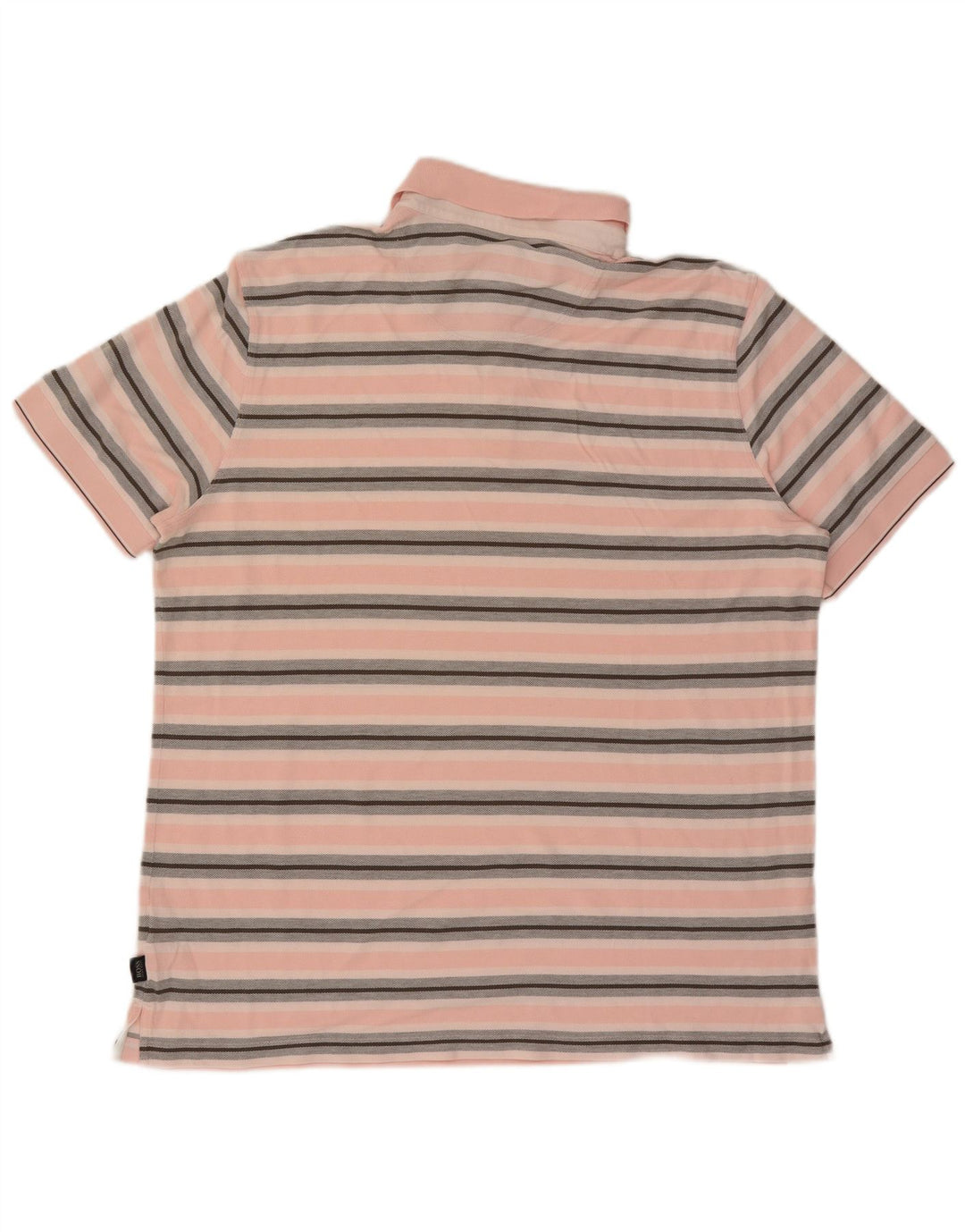 Camisa polo masculina Hugo Boss 2XL listrada rosa