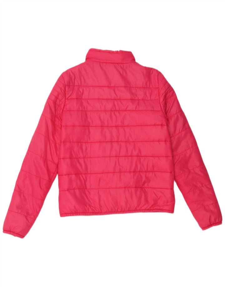 Jaqueta acolchoada feminina NIKE UK 14 médio rosa nylon