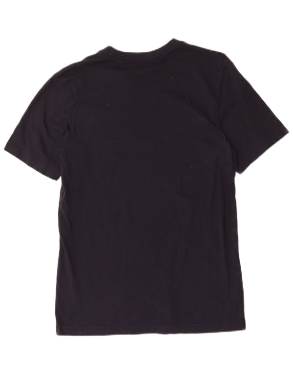 Adidas Mens Graphic T-Shirt Top Pequeno Algodão Azul Marinho