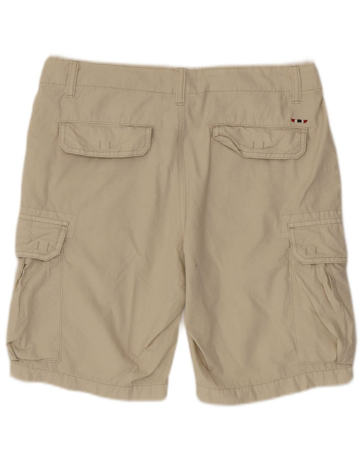 Shorts cargo masculino Napapijri W31 algodão bege médio