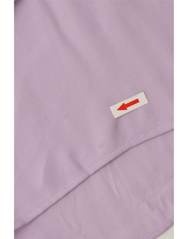 Blusa feminina sem mangas Zara Top UK 10 pequeno roxo