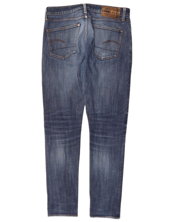 G-Star Masculino Slim Jeans W32 L34 Azul Algodão