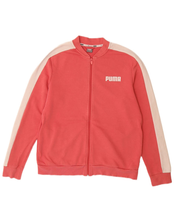 Jaqueta feminina PUMA UK 18 XL rosa colorblock algodão