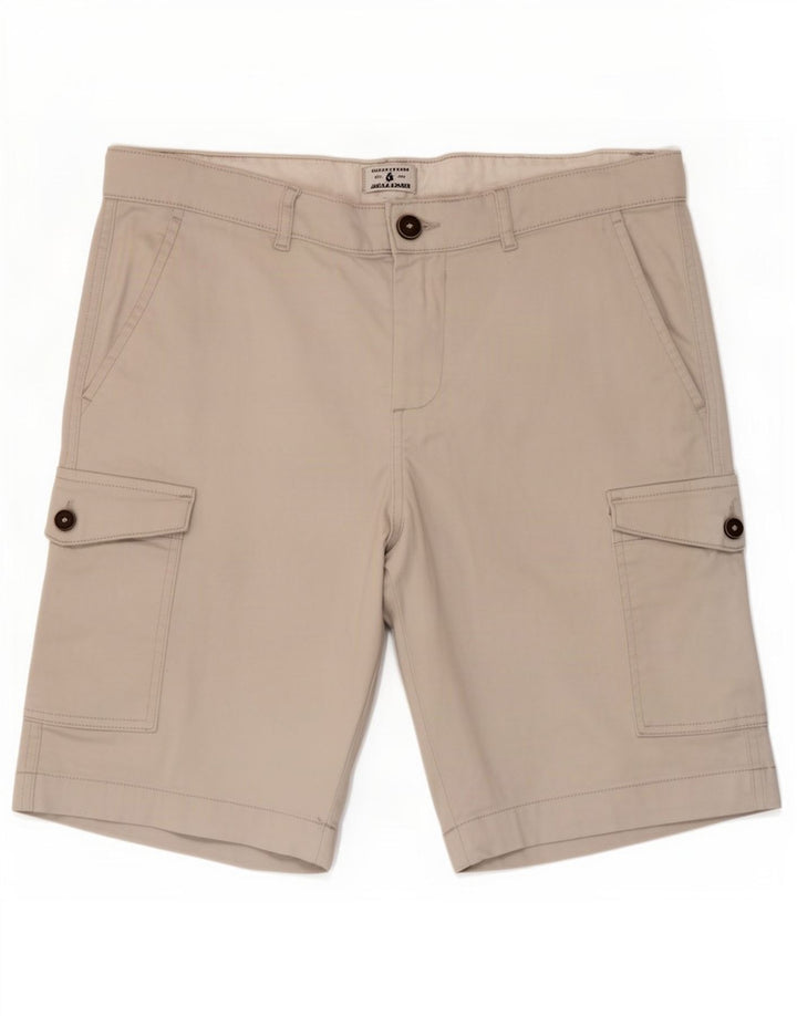 Shorts cargo masculino Jack & Jones W34 grande bege