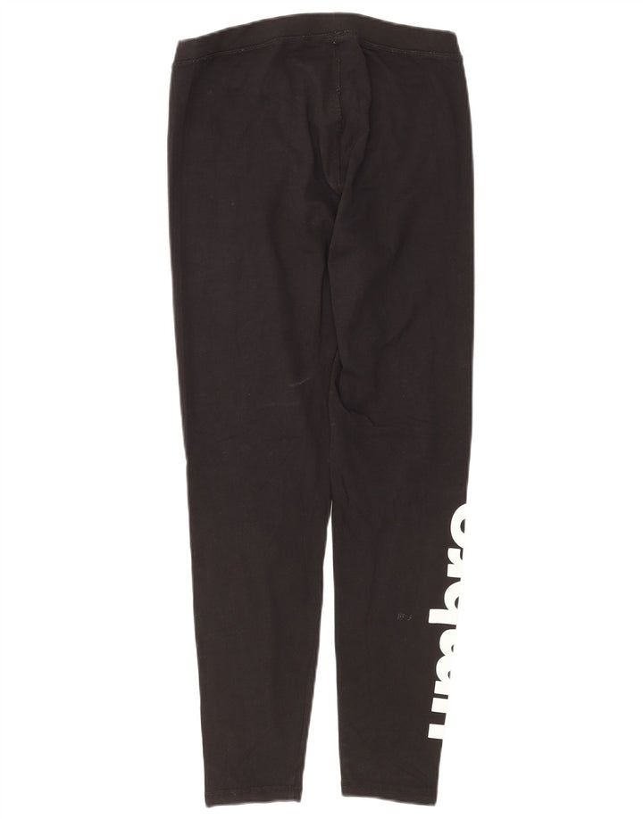Leggings femininas UMBRO Crop Graphic UK 12 algodão preto médio