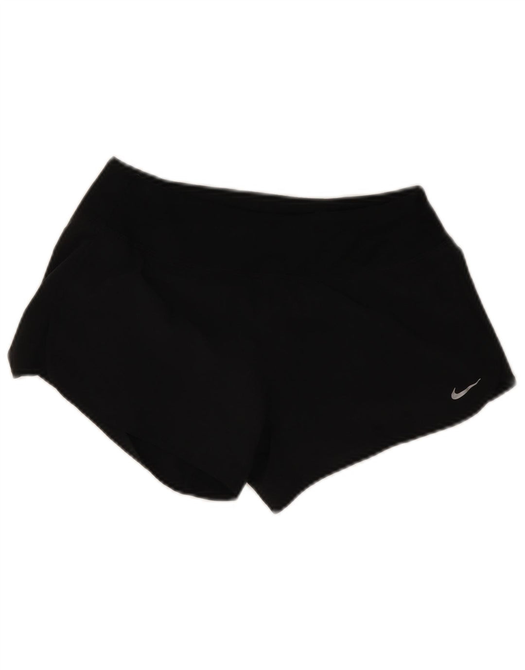 Nike Womens Dri Fit Sport Shorts UK 10 Pequeno Poliéster Preto