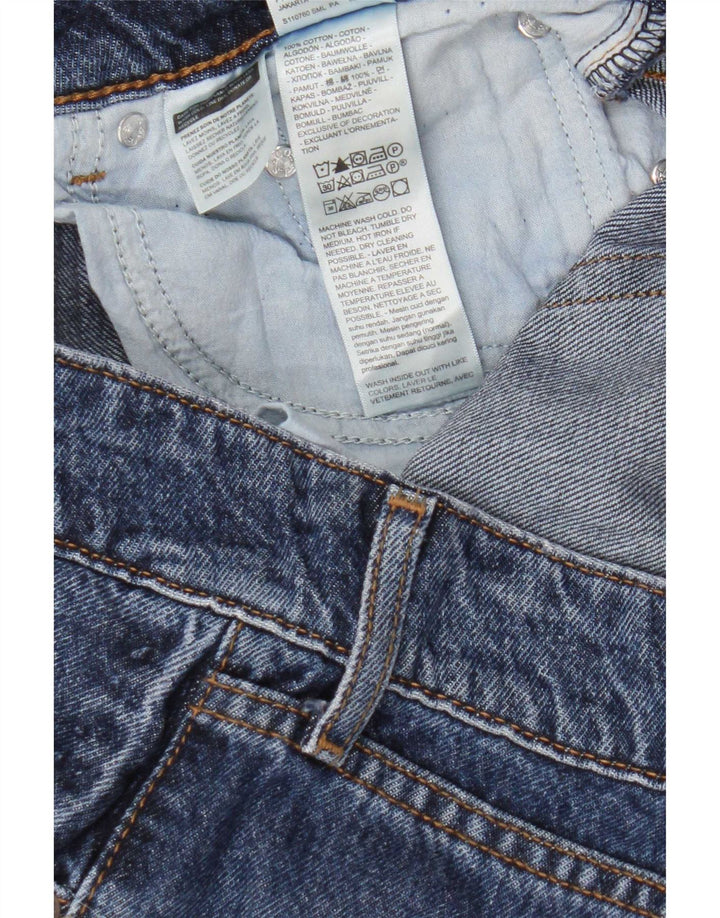 Jeans feminino Levi's Super Low Wide Leg W31 L34 Azul Algodão