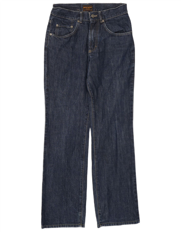 Jeans retos femininos Lee W30 L30 algodão azul marinho