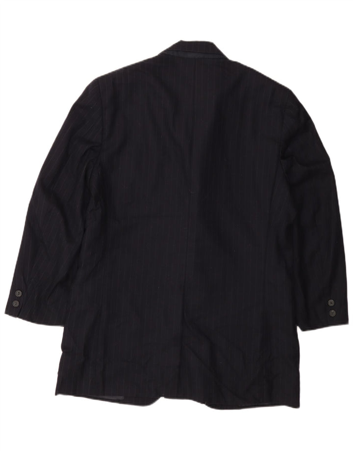 Jaqueta BROOKS BROTHERS masculina 346 Blazer Reino Unido 38 risca de giz azul marinho médio