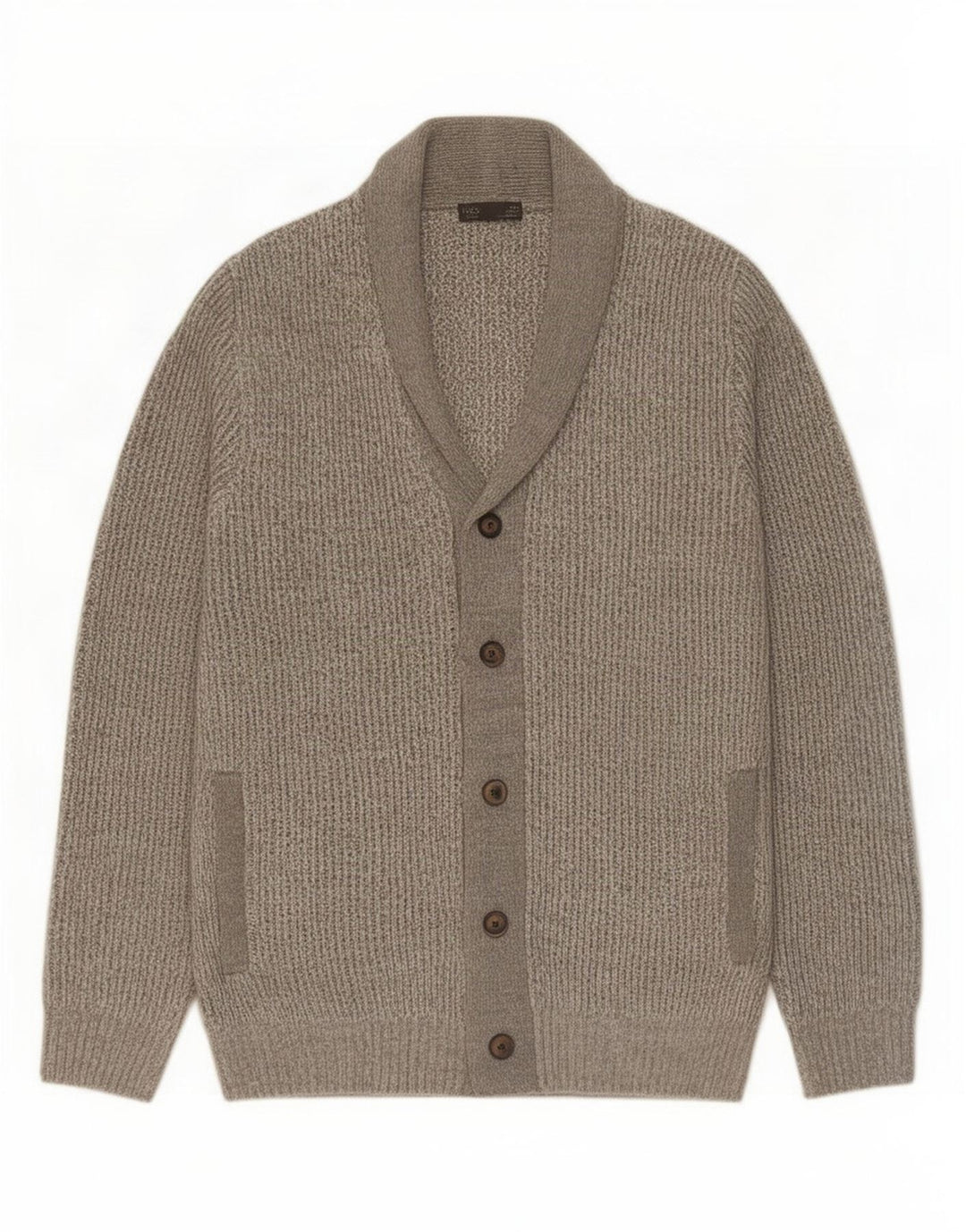 Suéter cardigã masculino Marks & Spencer 2XL cinza acrílico
