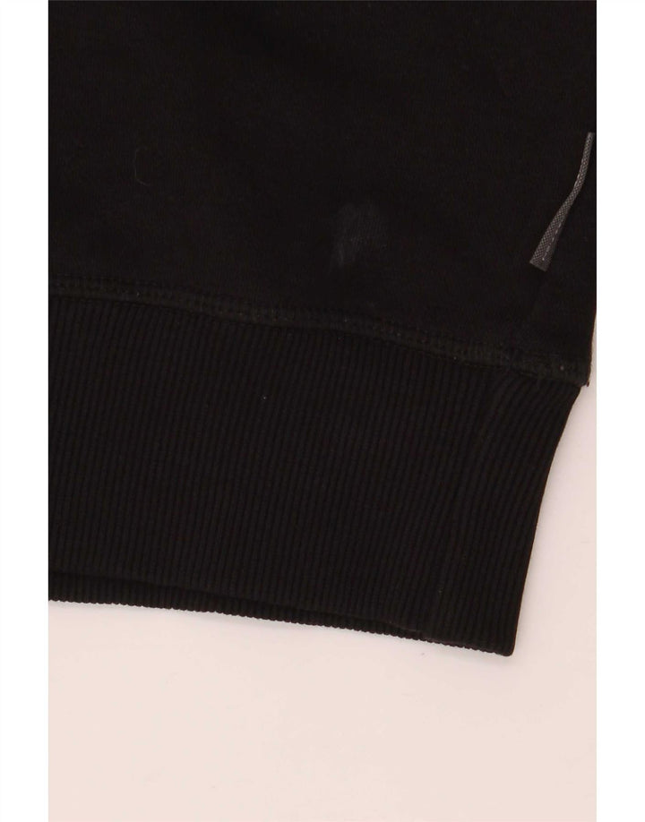 Moletom masculino French Connection Jumper grande algodão preto