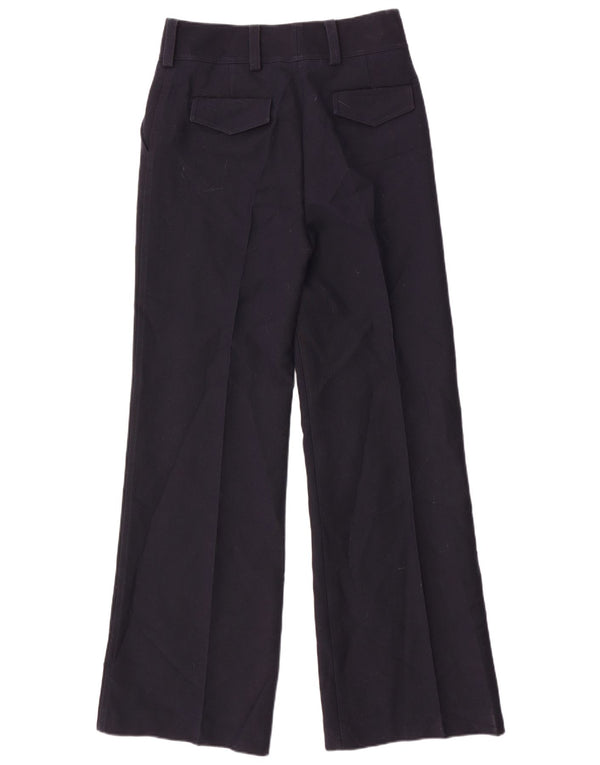 Calça Chino Feminina Massimo Dutti Cintura Alta EU 40 Médio W30 L33 Azul Marinho