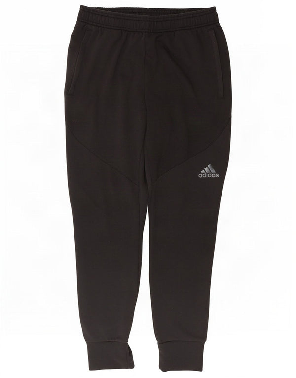 Adidas Mens Climalite Calças de treino Joggers Médio Preto Poliéster