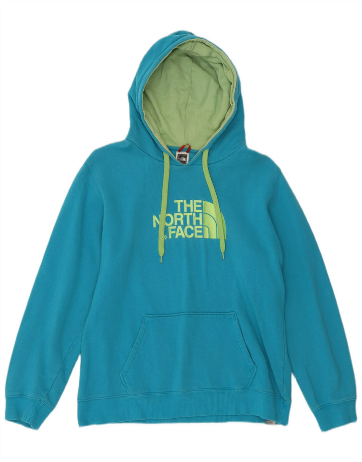 THE NORTH FACE moletom com capuz gráfico feminino Reino Unido 16 grande algodão azul