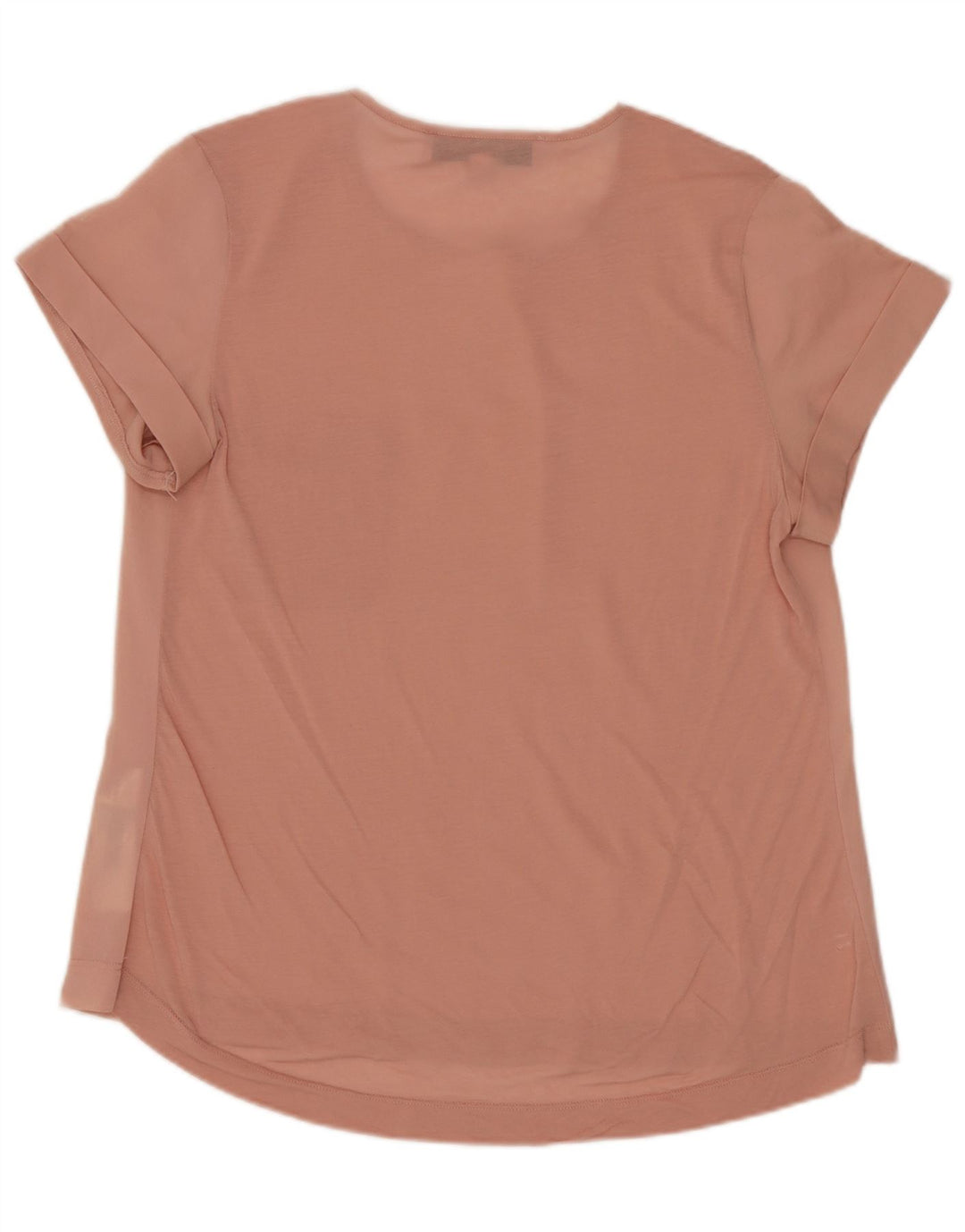 Blusa feminina FRENCH CONNECTION UK 12 poliéster rosa médio