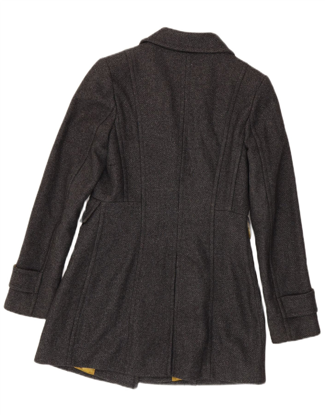 Sobretudo feminino Penny Black UK 8 pequeno lã cinza