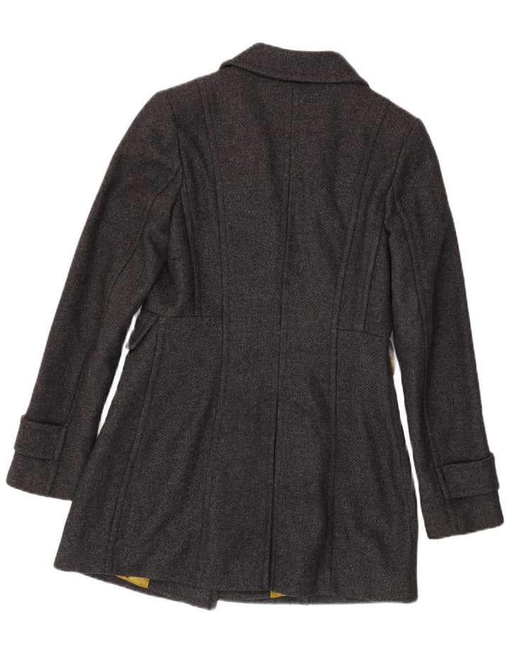 Sobretudo feminino Penny Black UK 8 pequeno lã cinza