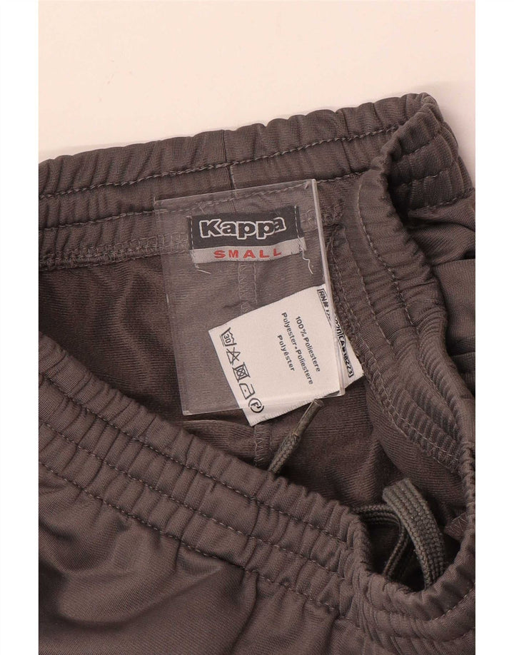 Calça de treino masculina Kappa pequena cinza poliéster